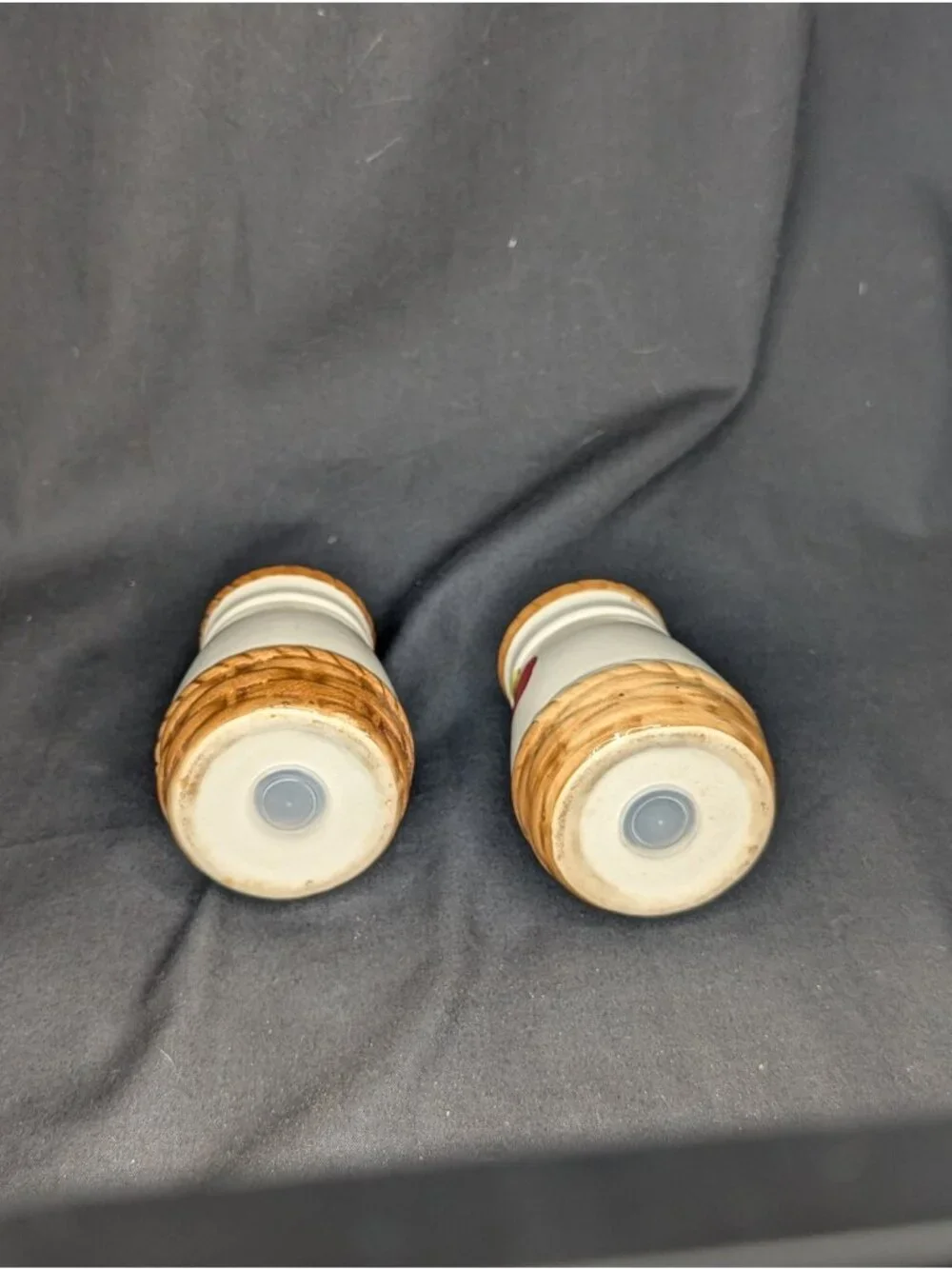 Alco Industries Apple Weave Basket Theme Salt & Pepper Shaker Grannycore